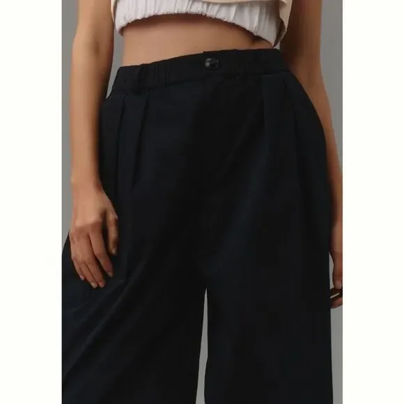Anthropologie Maeve Curve Poplin Barrel Pants - Picture 4 of 5
